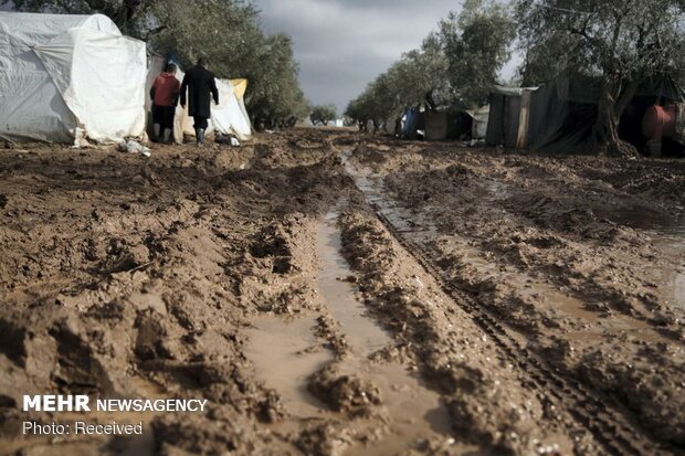 سیل در سوریه‎