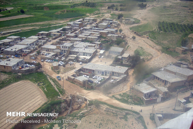 جدیدترین تصاویر هوایی از مناطق سیل زده پلدختر‎