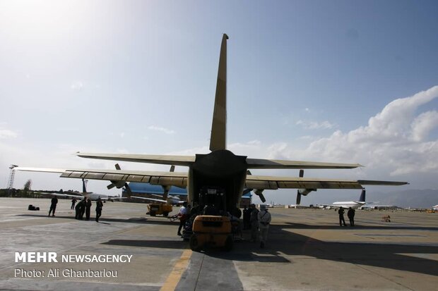 Army’s Air Force sends rescue aids to flood-stricken Lorestan prov.