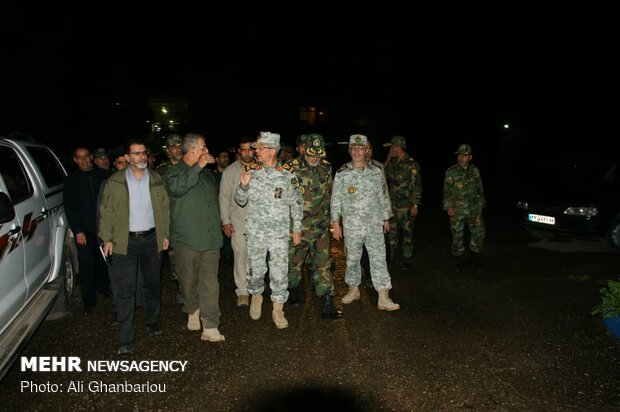 Armed Forces officials’ meeting for flood-hit Lorestan prov.