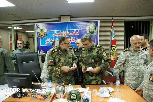 Armed Forces officials’ meeting for flood-hit Lorestan prov.