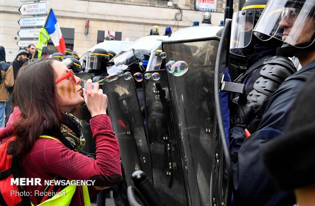 تظاهرات در فرانسه‎