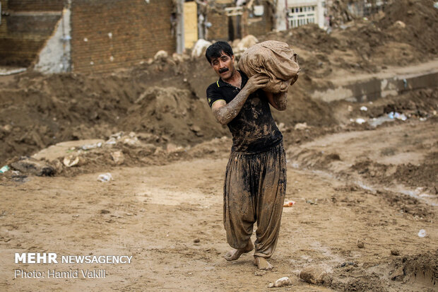 Aftermath of devastating flood in Lorestan province