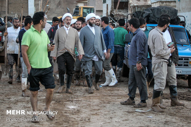سازمان تبلیغات اسلامی کے سربراہ کا سیلاب سے متاثرہ علاقہ معمولان  کا دورہ