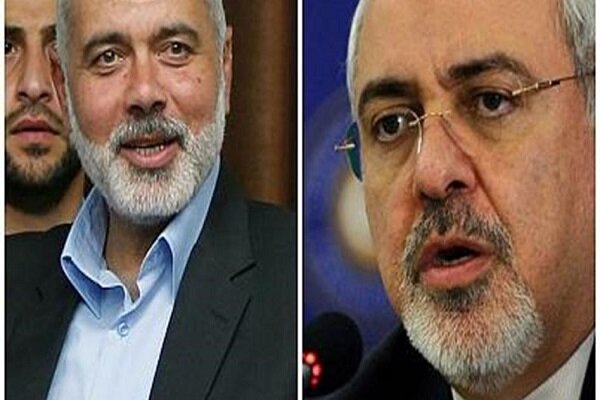 Zarif, Hanyieh discuss regional developments over phone