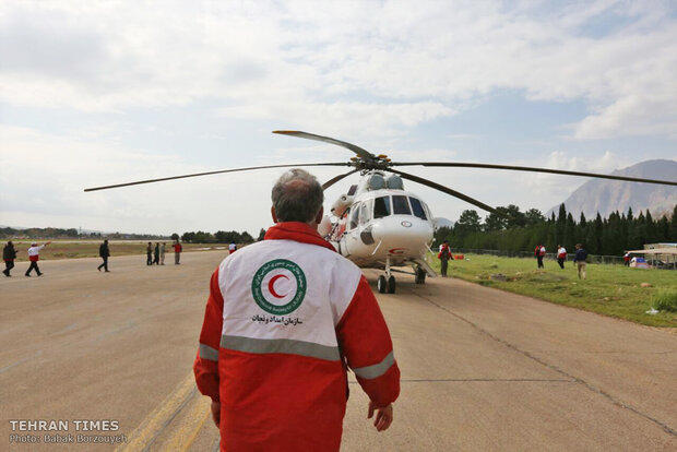 The Iranian Red Crescent Society's aid to flood victims