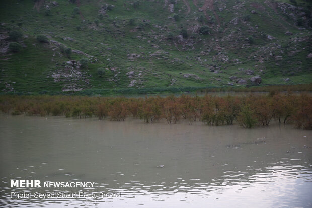 انتقال اهالی روستای « چم شیر » به مناطق امن