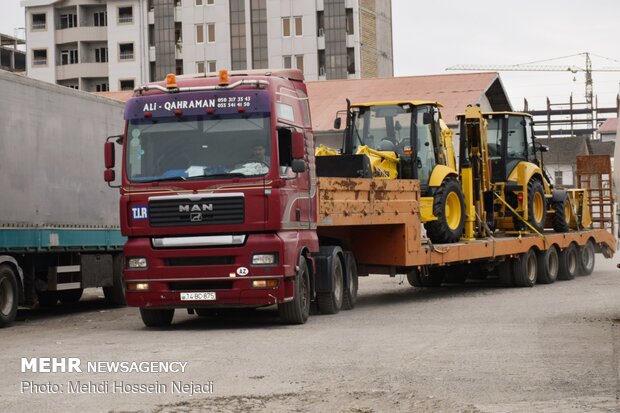 Azerbaijan’s humanitarian aid arrives in Iran