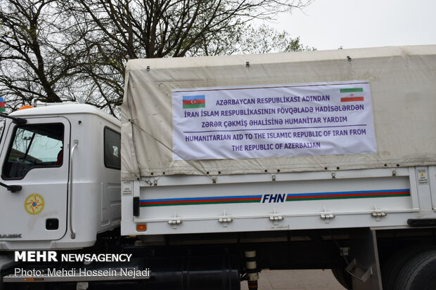 Azerbaijan’s humanitarian aid delivered to Iran Red Crescent