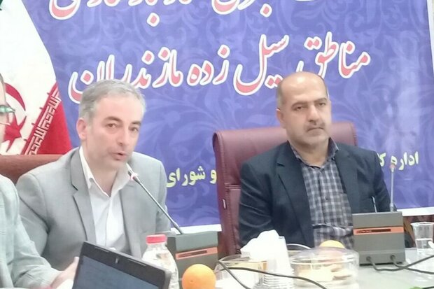 تخریب نقطه ای ۵۲ کیلومتر از راه روستایی مازندران براثر سیلاب