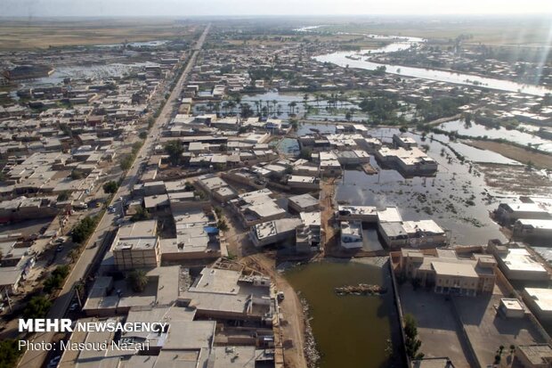 به کارگیری امکانات شهرهای معین شادگان برای مقابله با سیلاب شادگان