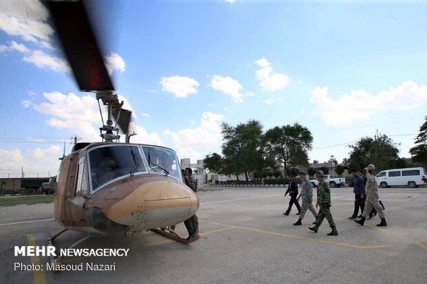 Two high-ranking Army commanders visit flood-hit Khuzestan prov.