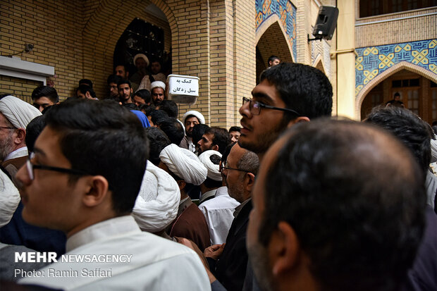 Mashhad Seminary students hold gathering in solidarity with IRGC