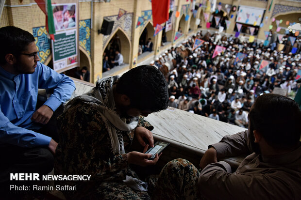 Mashhad Seminary students hold gathering in solidarity with IRGC