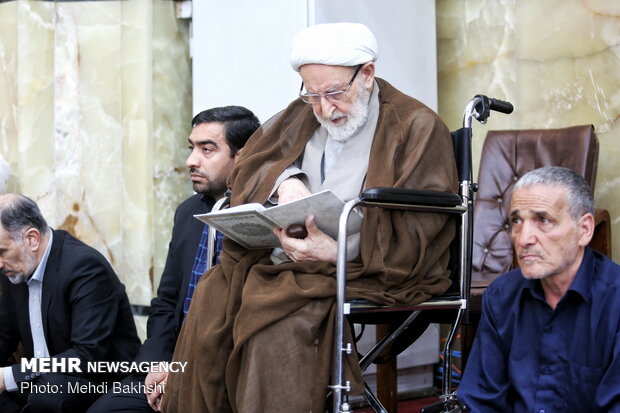 مراسم چهلمین روز ارتحال آیت الله مؤمن