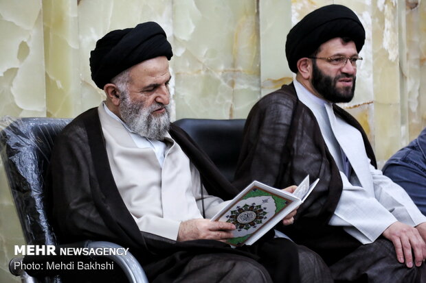مراسم چهلمین روز ارتحال آیت الله مؤمن