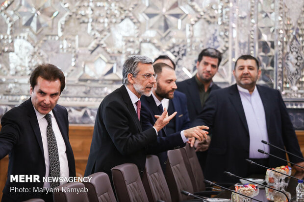 Italian PM visits Larijani in Tehran