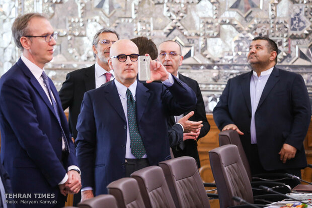 Top Italian lawmaker meets Larijani in Tehran