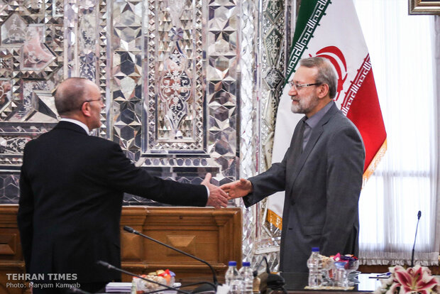 Top Italian lawmaker meets Larijani in Tehran