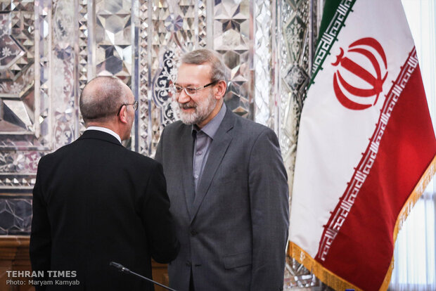 Top Italian lawmaker meets Larijani in Tehran
