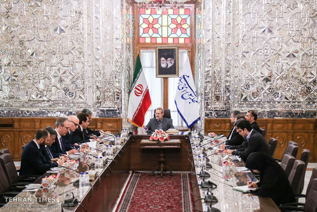 Top Italian lawmaker meets Larijani in Tehran