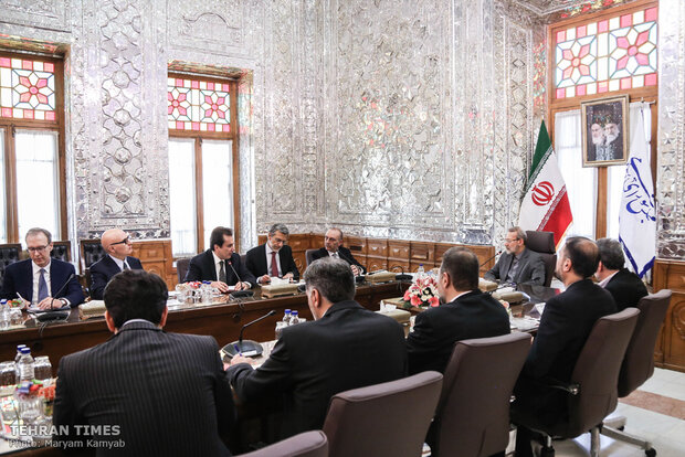 Top Italian lawmaker meets Larijani in Tehran