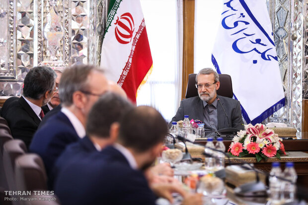 Top Italian lawmaker meets Larijani in Tehran