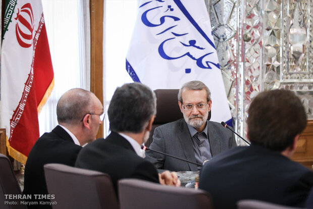 Top Italian lawmaker meets Larijani in Tehran