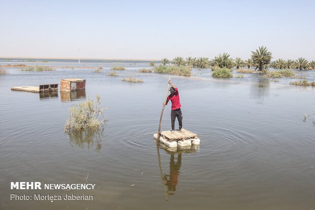 Flood incurs irreparable damages to villages in Susangerd