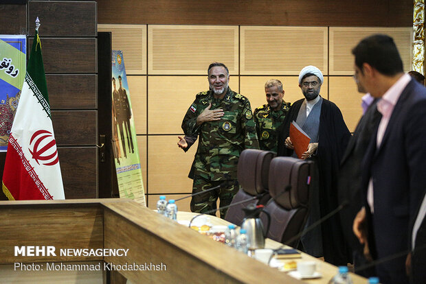 Presser of Army Ground Force Cmdr. Heidari