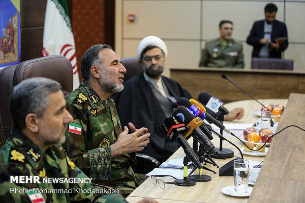 Presser of Army Ground Force Cmdr. Heidari