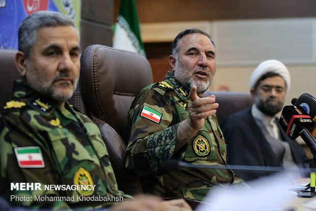 Presser of Army Ground Force Cmdr. Heidari