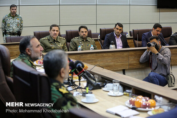 Presser of Army Ground Force Cmdr. Heidari