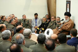 Top commanders meet Leader ahead of Army Day