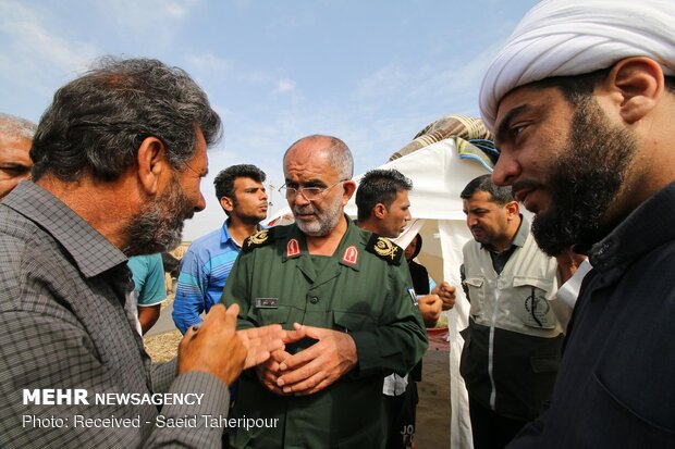 اقدامات گروهای جهادی شهرستان دیلم در روستای سیل زده دغاغله صفاک شهر ملاثانی