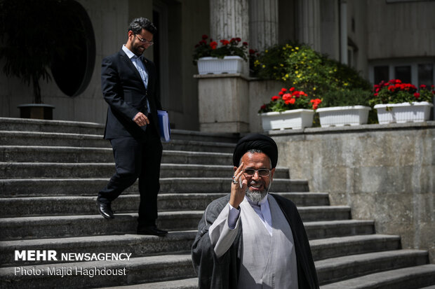 حضور الرئيس حسن روحاني في جمع للصحفيين 