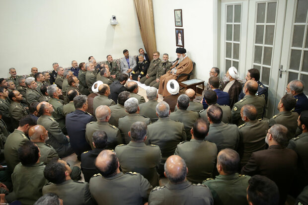Top commanders meet Leader ahead of Army Day