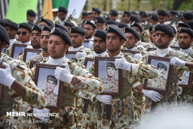 رژه ۲۹ فروردین، روز ارتش در شیراز