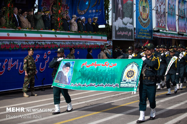 رژه ۲۹ فروردین، روز ارتش در تبریز