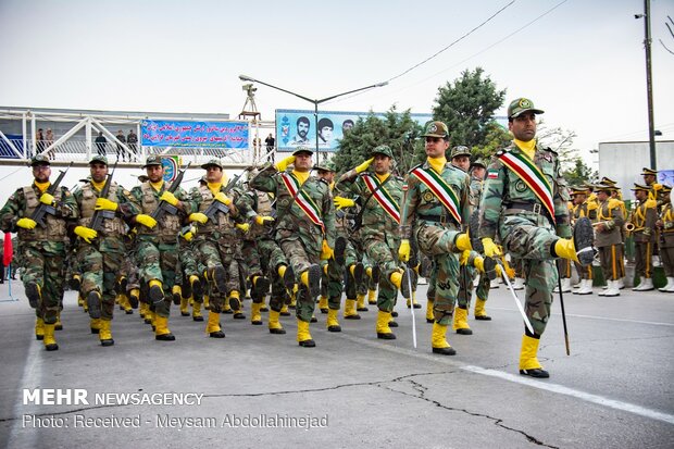 رژه ۲۹ فروردین، روز ارتش در کرمانشاه