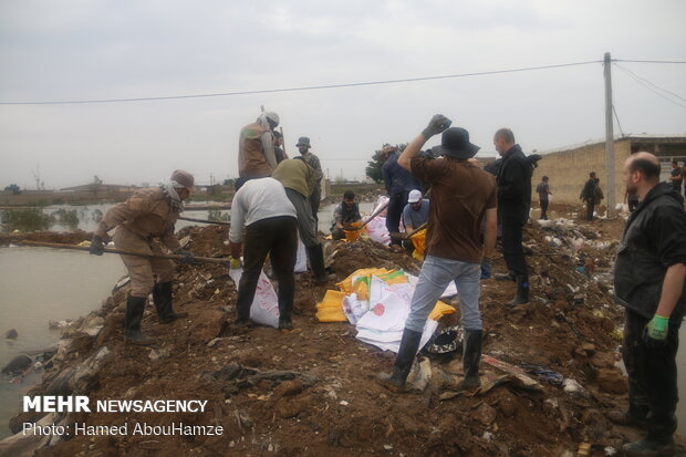 Lebanese humanitarian aid in Khuzestan flood-affected areas