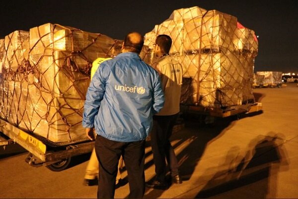 UNICEF’s aid for flood-hit areas arrives in Tehran