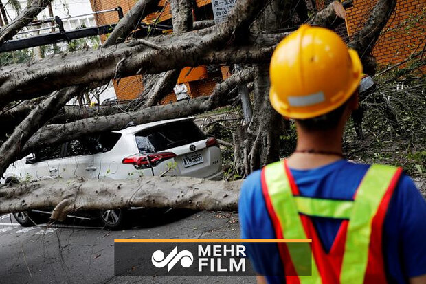 فیلمی از لحظه وقوع زلزله در تایپه پایتخت تایوان