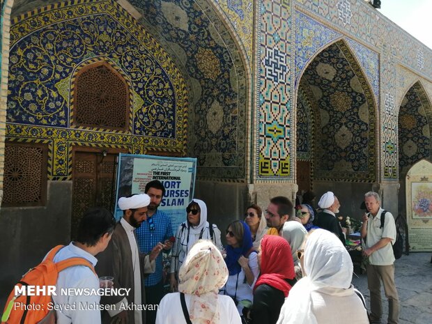 Tourists receive warm welcome during 12th Shia Imam birth anniv. celebrations