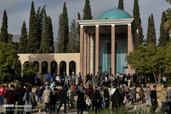 Mausoleum of Sadi, Shiraz. (Mehr/Amin Berenjkar) 