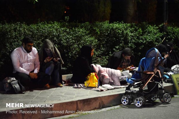 مراسم احیای شب نیمه شعبان در دانشگاه‌ تهران