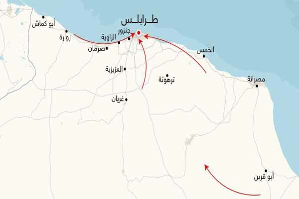 ۴۳۲ کشته از آغاز درگیری های طرابلس لیبی