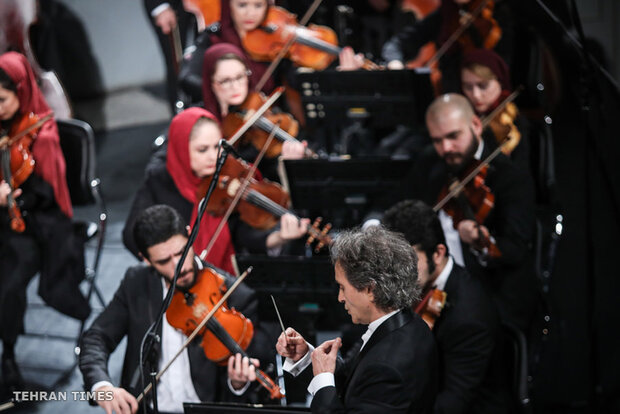 Tehran Symphony Orchestra performs at Fajr Music Festival