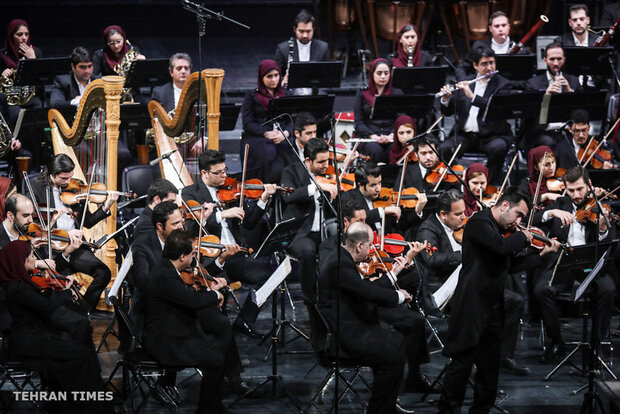Tehran Symphony Orchestra performs at Fajr Music Festival