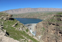 A view of Seymareh Dam in western Iran